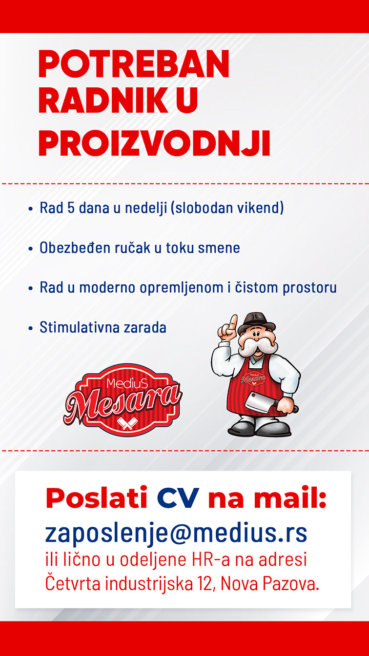 Medius Mesara – radnik u proizvodnji